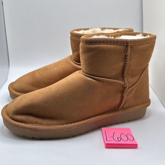 CUSHIONAIRE Women’s Cozy Boot 8.5 CHESTNUT - Picture 3 of 7